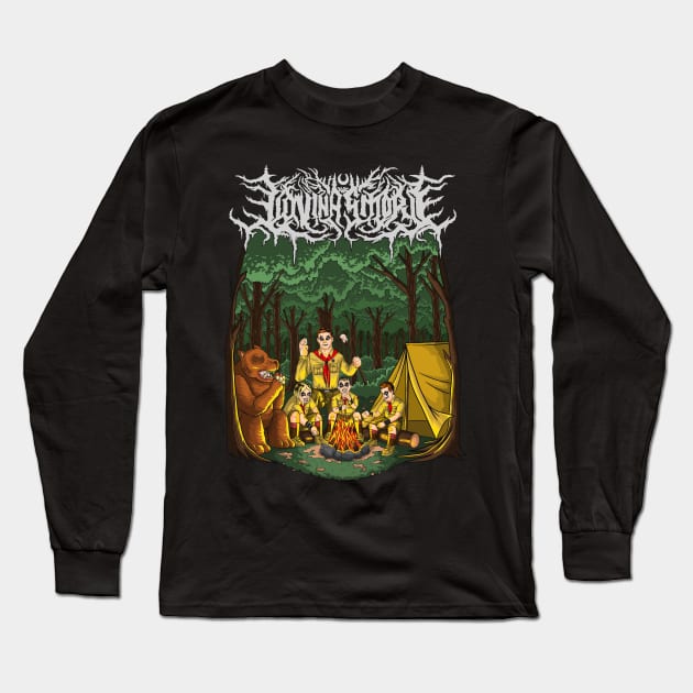 Lovin a Smore Long Sleeve T-Shirt by Metal Dad Merch